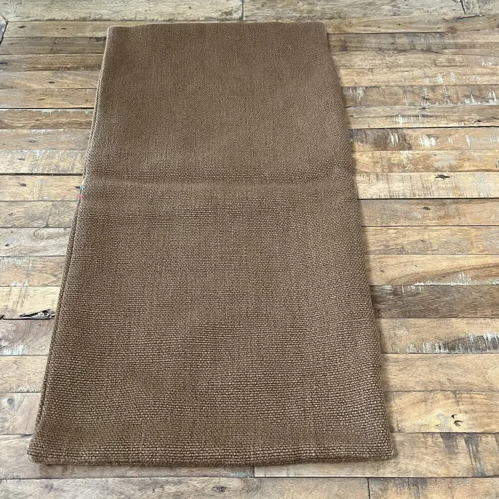 Libeco Striped Pillow Cover 15 in x 30 in Linen Wool Blend Brown